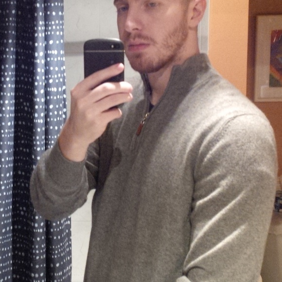 Brunello Cucinelli 1/4 Zip Cashmere Knit Sweater - Picture 3 of 3